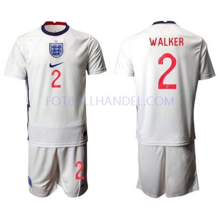 Barn Fotballdrakter England Walker 2 Hjemme Euro 2020 Kortermet
